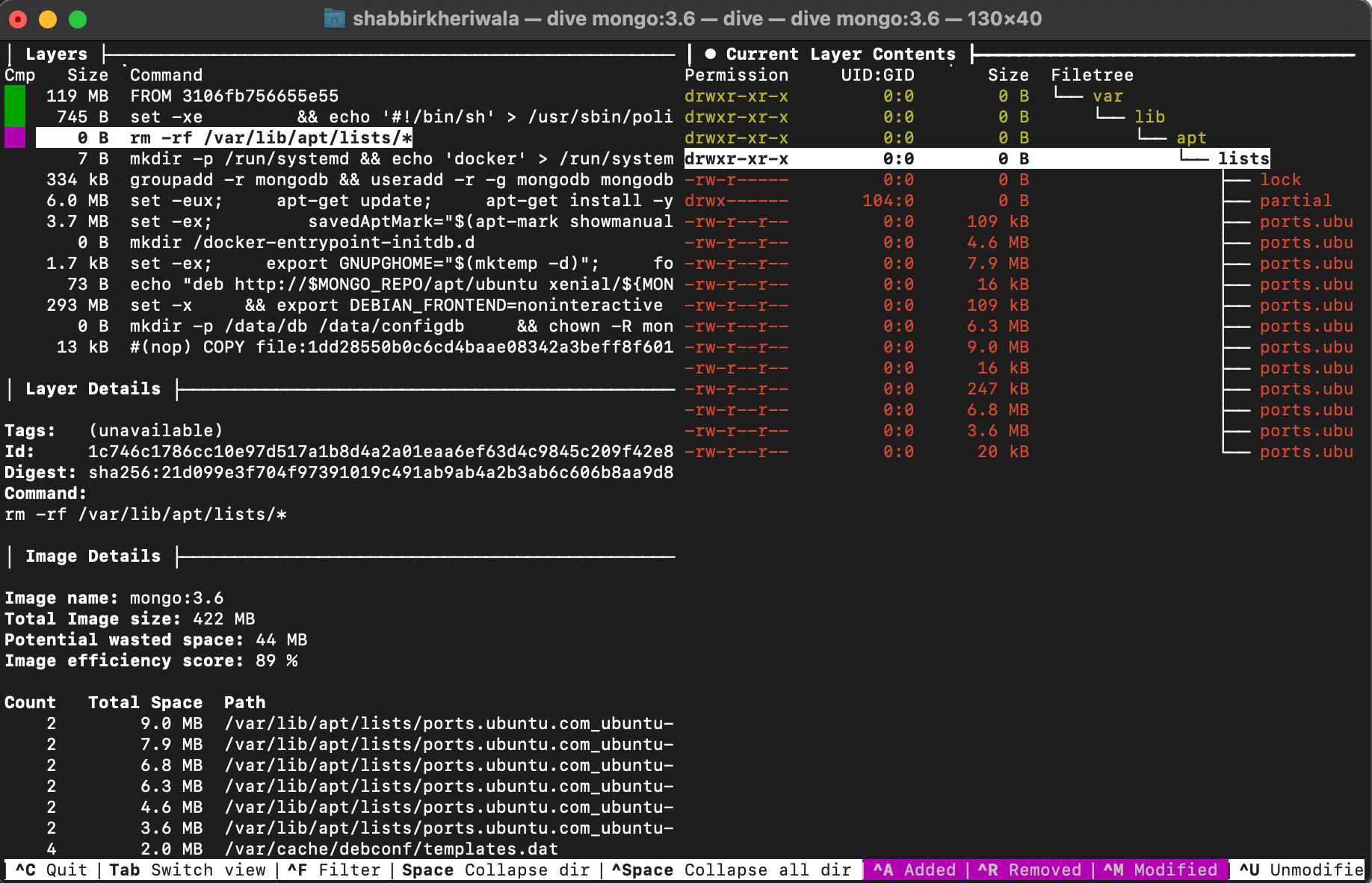 Dive - Analyze Docker Images