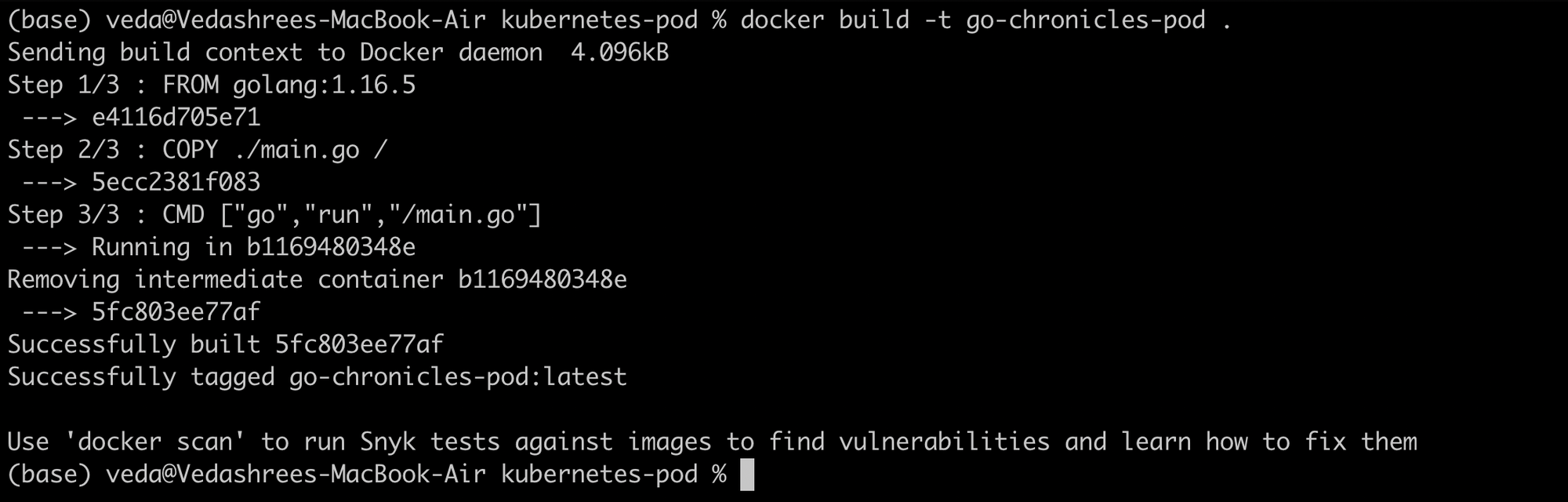 Part II: "Manifest"ing a Kubernetes Pod