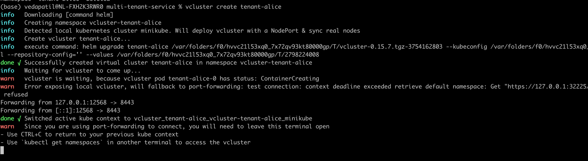 Part II : Warming up to Virtual Clusters.