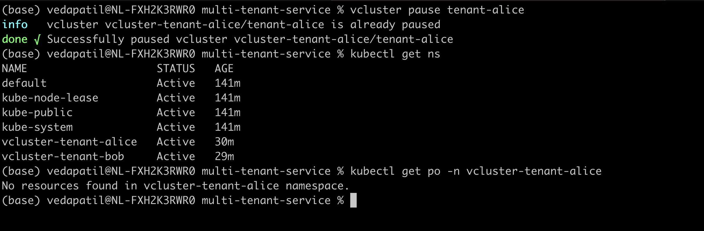 Part II : Warming up to Virtual Clusters.