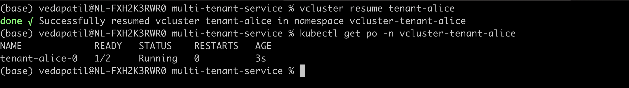 Part II : Warming up to Virtual Clusters.