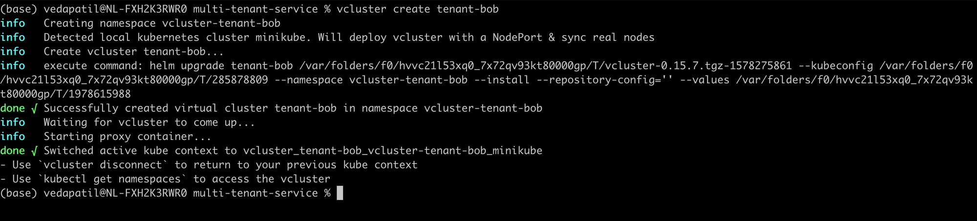 Part II : Warming up to Virtual Clusters.