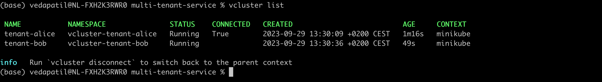 Part II : Warming up to Virtual Clusters.