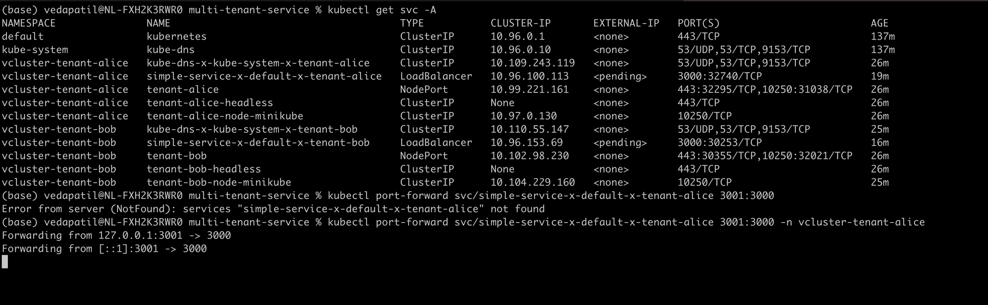 Part II : Warming up to Virtual Clusters.